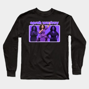 Oprah winfrey\\\original retro fan art Long Sleeve T-Shirt